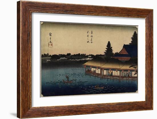 Shinobazu Pond-Utagawa Hiroshige-Framed Giclee Print