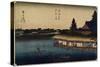 Shinobazu Pond-Utagawa Hiroshige-Stretched Canvas