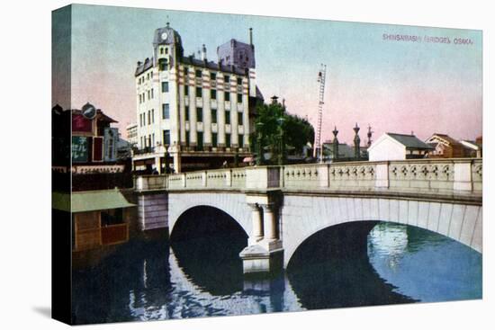 Shinsaibashi Bridge, Osaka, Japan, 20th Century-null-Stretched Canvas