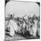 Shinto Priests in a Funeral Procession for 'Hitachi Maru' Victims, Tokyo, Japan, 1905-HC White-Mounted Photographic Print