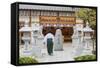 Shinto Shrine of Sumiyoshi Taisha, Osaka, Kansai, Japan-Ian Trower-Framed Stretched Canvas
