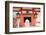 Shinto Shrine of Sumiyoshi Taisha, Osaka, Kansai, Japan-Ian Trower-Framed Photographic Print