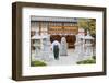 Shinto Shrine of Sumiyoshi Taisha, Osaka, Kansai, Japan-Ian Trower-Framed Photographic Print