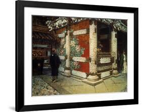 Shinto Temple in Nikko-Vasily Vereshchagin-Framed Art Print