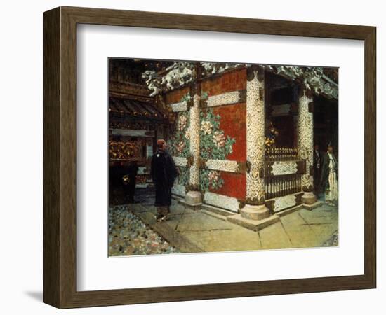 Shinto Temple in Nikko-Vasilij Vereshchagin-Framed Art Print