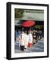 Shinto Wedding Procession at the Meiji Jingu Shrine, Tokyo, Japan, Asia-Walter Rawlings-Framed Photographic Print