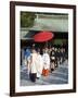 Shinto Wedding Procession at the Meiji Jingu Shrine, Tokyo, Japan, Asia-Walter Rawlings-Framed Photographic Print