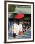 Shinto Wedding Procession at the Meiji Jingu Shrine, Tokyo, Japan, Asia-Walter Rawlings-Framed Photographic Print