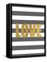 Shiny Big Love-Miyo Amori-Framed Stretched Canvas