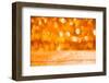 Shiny Christmas Bokeh Background with Floor-nikkytok-Framed Photographic Print