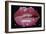 Shiny Lips On Screen-Blink Blink-Framed Premium Giclee Print