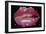 Shiny Lips On Screen-Blink Blink-Framed Premium Giclee Print