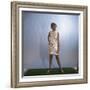Shiny Mini Dress-null-Framed Photographic Print