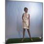 Shiny Mini Dress-null-Mounted Photographic Print
