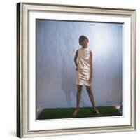 Shiny Mini Dress-null-Framed Photographic Print