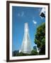 Shiny Raffles City skyscraper, Hangzhou, China, Asia-Andreas Brandl-Framed Premium Photographic Print