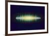 Shiny Sound Waveform-Swill Klitch-Framed Art Print