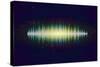 Shiny Sound Waveform-Swill Klitch-Stretched Canvas