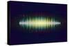 Shiny Sound Waveform-Swill Klitch-Stretched Canvas