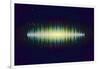 Shiny Sound Waveform-Swill Klitch-Framed Art Print