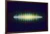 Shiny Sound Waveform-Swill Klitch-Framed Art Print