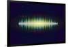 Shiny Sound Waveform-Swill Klitch-Framed Art Print