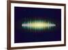Shiny Sound Waveform-Swill Klitch-Framed Premium Giclee Print