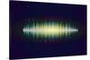 Shiny Sound Waveform-Swill Klitch-Stretched Canvas