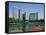 Shiodome Shiosite Hama Rikyu Japanese Garden Tokyo, Japan-null-Framed Stretched Canvas