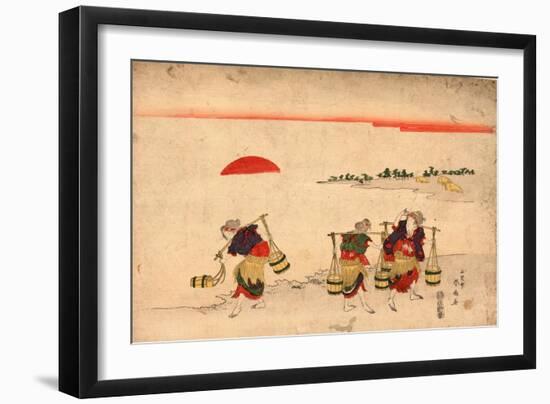 Shiokumi-Katsukawa Shunsen-Framed Giclee Print