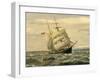 Ship, 1883-Oscar Kleineh-Framed Giclee Print