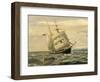 Ship, 1883-Oscar Kleineh-Framed Giclee Print