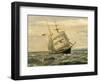 Ship, 1883-Oscar Kleineh-Framed Giclee Print