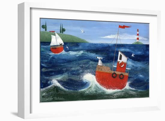 Ship Ahoy-Peter Adderley-Framed Art Print