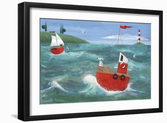 Ship Ahoy-Peter Adderley-Framed Art Print