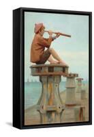 Ship Ahoy-Alexander M. Rossi-Framed Stretched Canvas