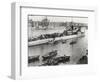 Ship and Boats on the River Thames, London, C1913-null-Framed Photographic Print