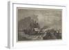 Ship and Crew Saved, in the Exhibition of the Society of Painters in Water Colours-George Henry Andrews-Framed Giclee Print