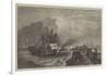 Ship and Crew Saved, in the Exhibition of the Society of Painters in Water Colours-George Henry Andrews-Framed Giclee Print