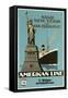 Ship and Statue of Liberty-null-Framed Stretched Canvas