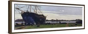 Ship at Port, 1869-Federico Zandomeneghi-Framed Giclee Print