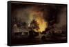 Ship at the Battle of Navarino-null-Framed Stretched Canvas