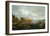 Ship building at the southern coast near Lillesand, 1859-Hans Gude-Framed Giclee Print
