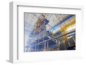 Ship Building Shoot  inside of Shipyard-laurentiu iordache-Framed Photographic Print