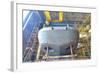 Ship Building Shoot  inside of Shipyard-laurentiu iordache-Framed Photographic Print