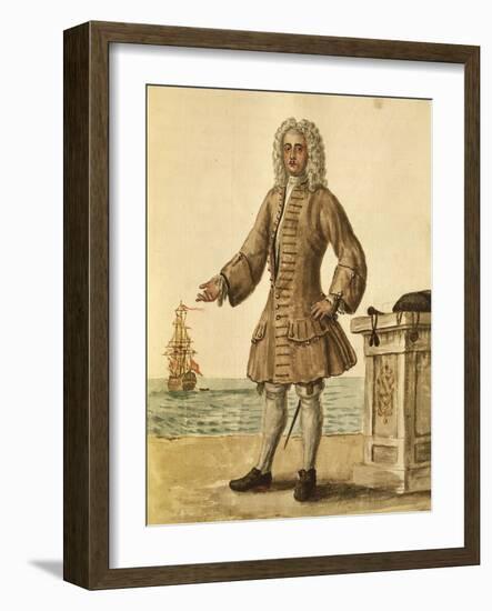 Ship Captain of Venetian Republic-Jan van Grevenbroeck-Framed Giclee Print