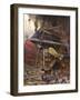 Ship Construction German-Heinrich Kley-Framed Art Print