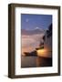 Ship details with setting sun light make shapes-Charles Bowman-Framed Photographic Print