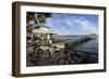 Ship Dock Kressbronn, Lake of Constance, Baden-Wurttemberg, Germany-Ernst Wrba-Framed Photographic Print