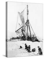 Ship Endurance Sinking in Pack Ice-null-Stretched Canvas